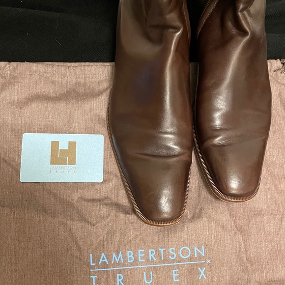 Lambertson Truex below-knee brown tall boot. Size 10.5 but fits like a size 10. - Picture 3 of 5